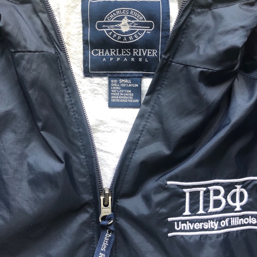 University Of Illinois Pi Beta Phi Rain Jacket - image 3